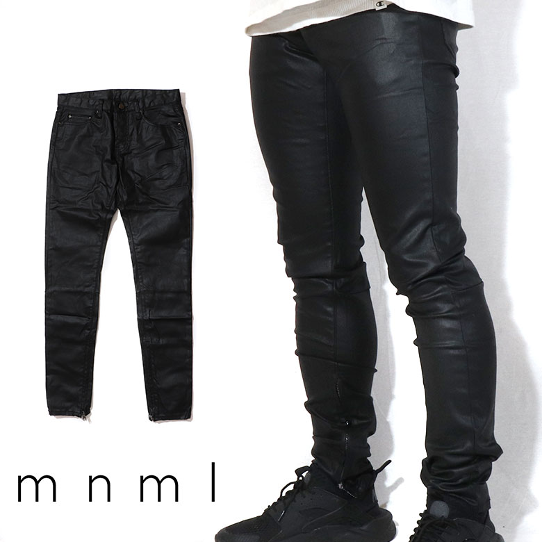 楽天市場】【20%OFF】 mnml ミニマル M11 STRETCH DENIM BLACK