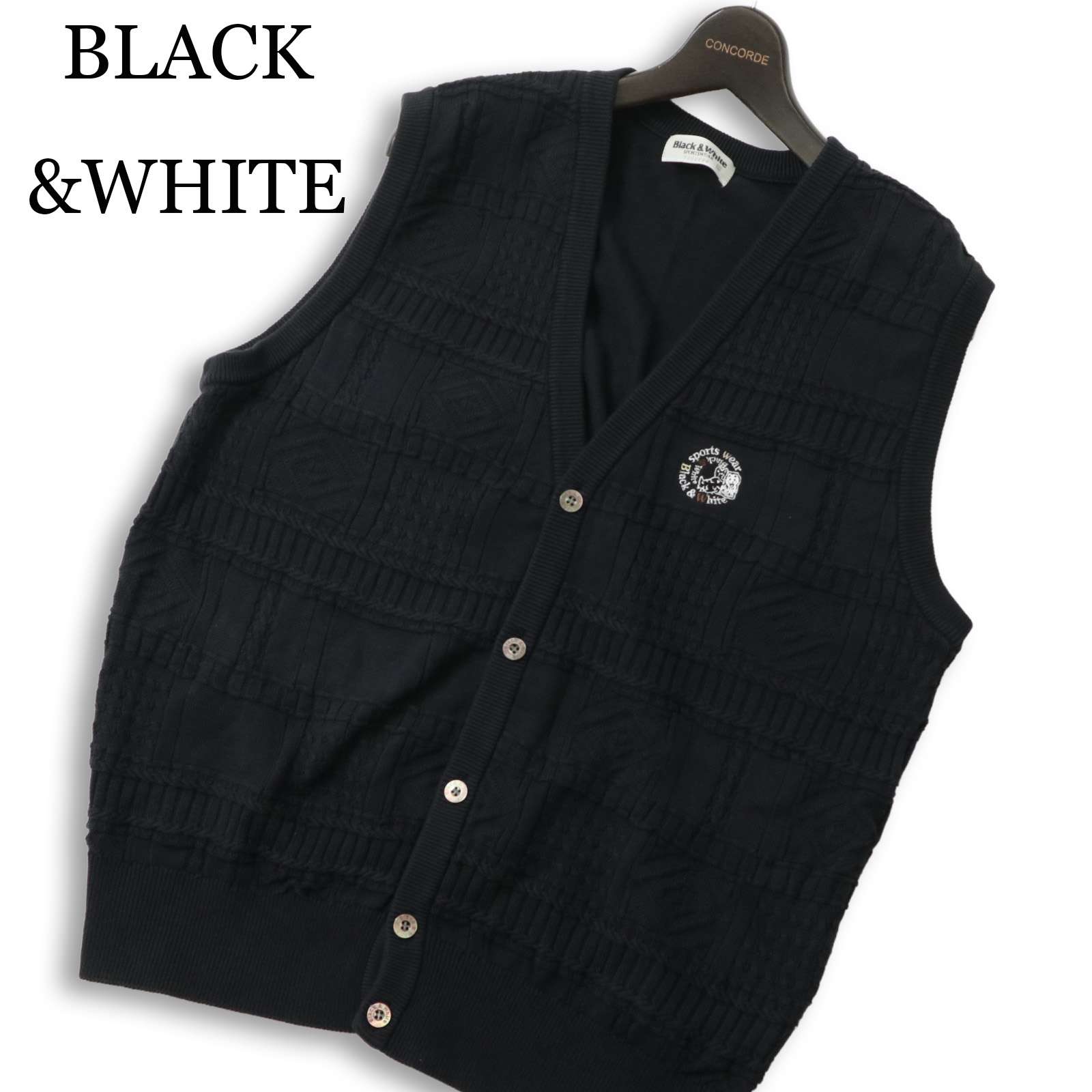 楽天市場】ブラック&ホワイト（ベスト｜メンズウェア）：ウェア<ゴルフ