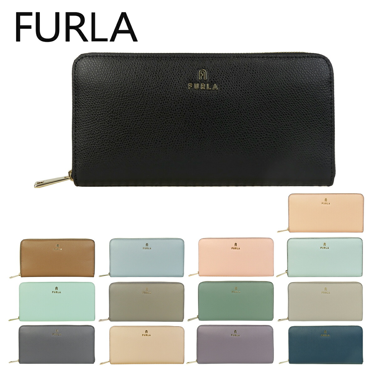 楽天市場】フルラ Furla 長財布 小銭入れ付 カメリア XL ジップ