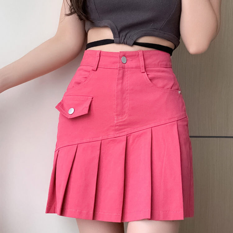 楽天市場】ミニスカート レディース 韓国 プリーツ ショート丈