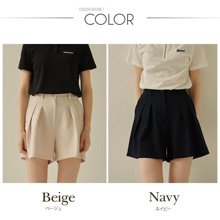 楽天市場】ゴルフウェア レディース パンツ 韓国 ショートパンツ