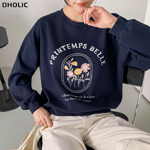 楽天市場】dholic（スウェット・トレーナー｜トップス）：レディース