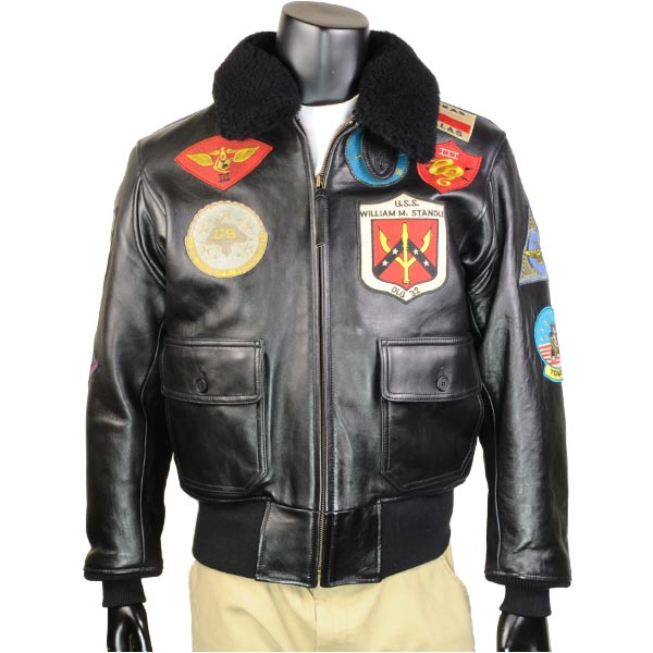 楽天市場】AVIREX G-1 レザージャケット トップガン [ ブラック / M