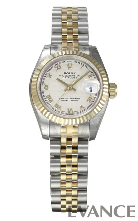 楽天市場】【中古】 ロレックス デイトジャスト 179173 アイボリー