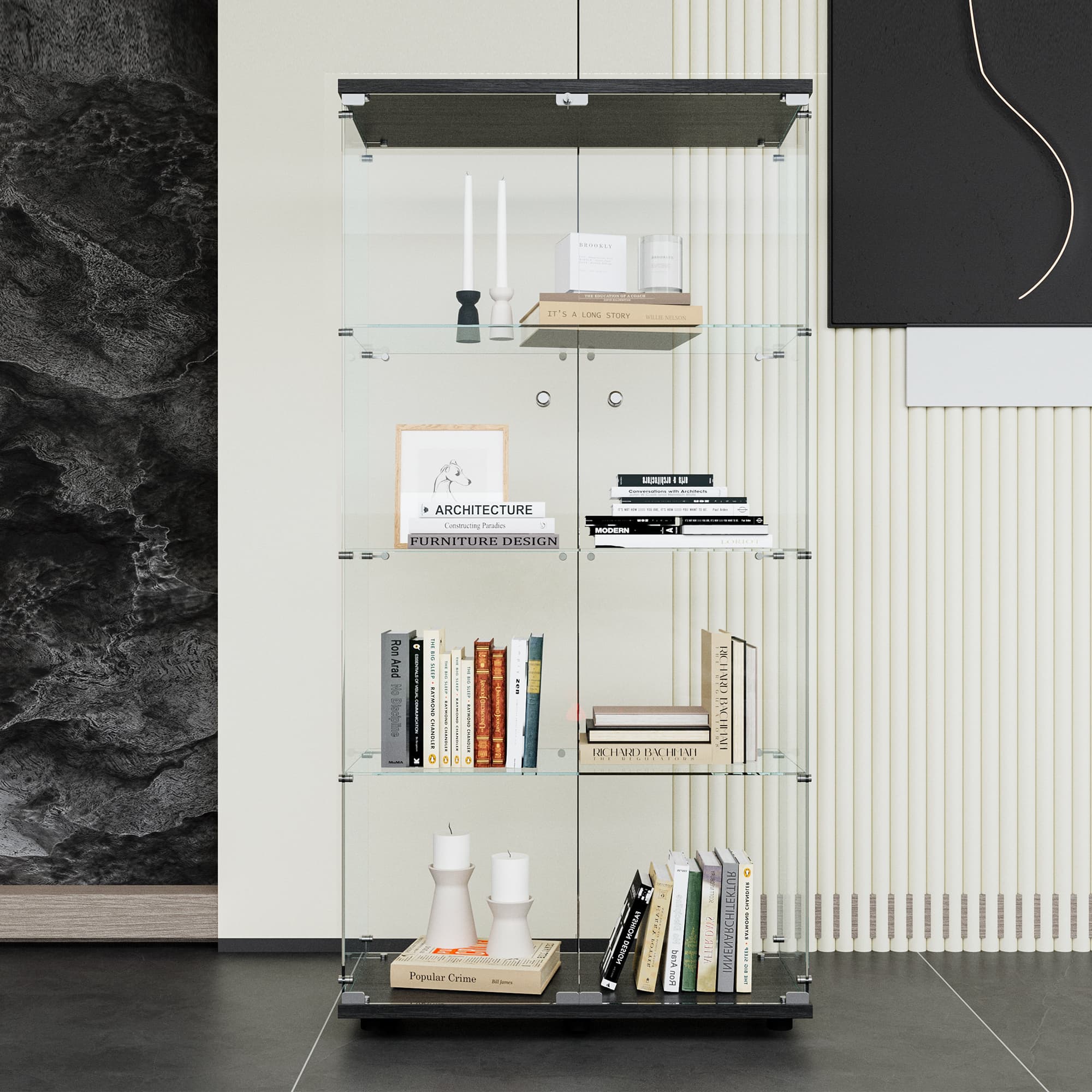 楽天市場】フィギュア ケース ガラスケース コレクションケース 棚