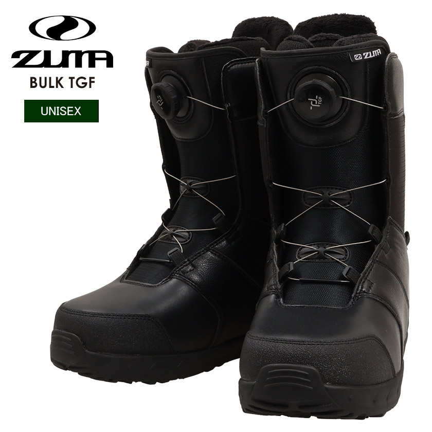 楽天市場】ZUMA スノーボードブーツ BULK TGF ダイヤル式 23.0cm 24.0