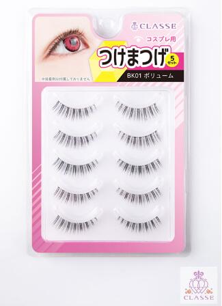 楽天市場】つけまつげ 黒 5個セット 送料無料 つけまつ毛 つけま 束感