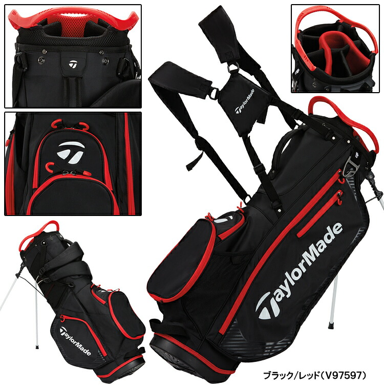 TaylorMade キャディバッグ ネイビー/レッド（1/27まで公開） 限界