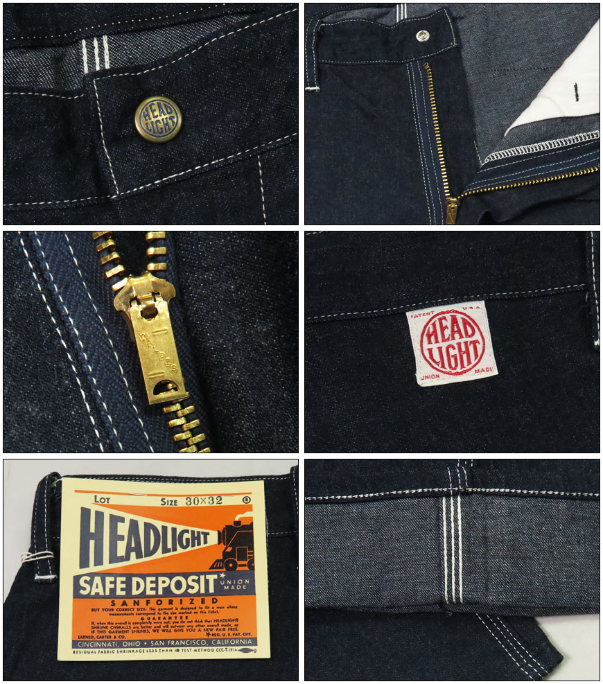 楽天市場】HEADLIGHT ヘッドライト 実名復刻 11oz. デニム ワーク