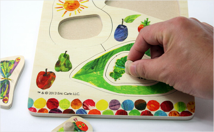 木製パズルセット はらぺこあおむし ノンタン 木製ジグソーパズル