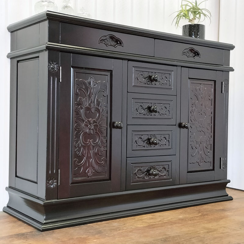 楽天市場】アジアン家具 リビングボード 訳あり アウトレット 送料無料