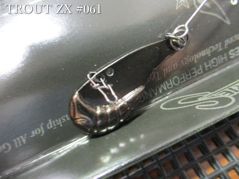 NORIES ノリーズ TROUT ZX トラウトZX 30mm 3.5g 6個 トラウト ボトム