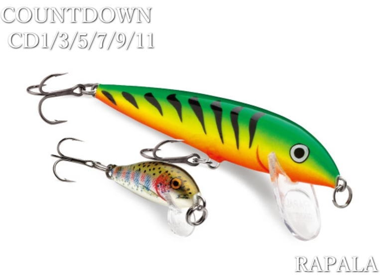 楽天市場】カウントダウン CD3 ～全22色 ＜ラパラ RAPALA＞ ※お取寄せ
