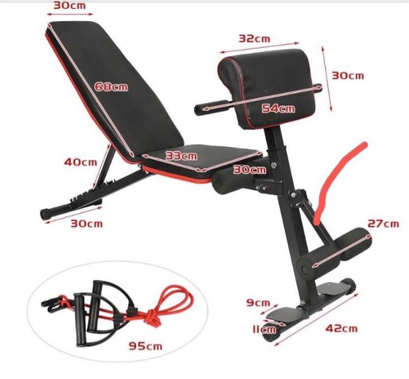 楽天市場】トレーニングベンチ マルチシットアップベンチ 折り畳み 耐