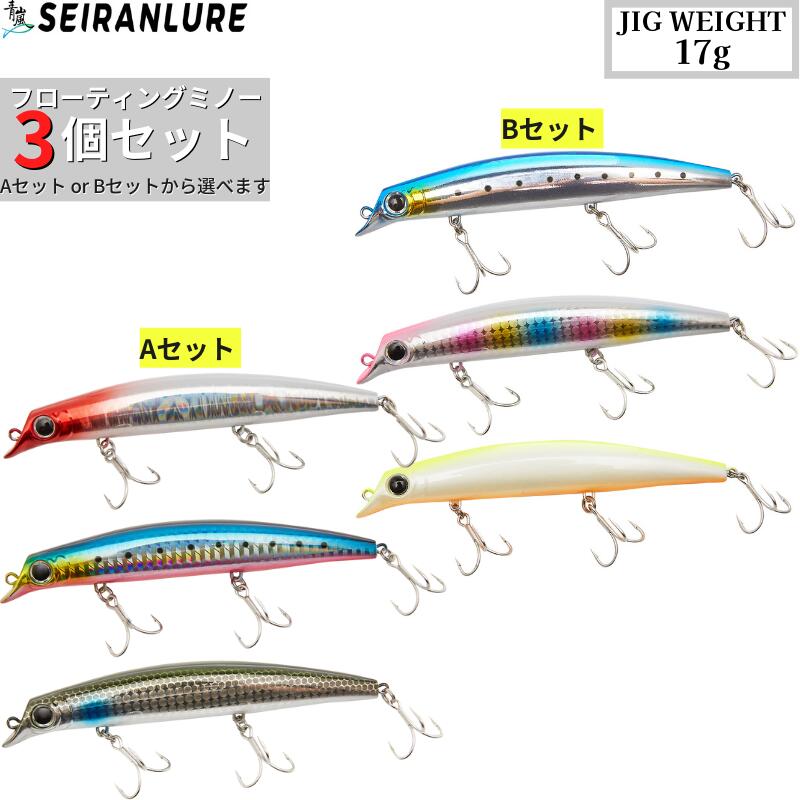 中古)ミノーセット 16個 シーバス 青物 フラット ショアジギング 中古