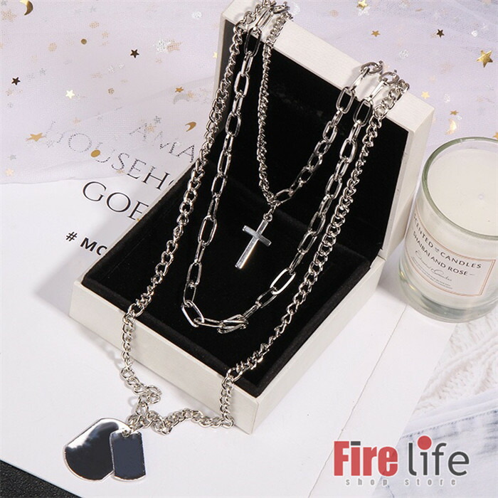 楽天市場】即納 ネックレス 3点セット ダンス ヒップホップ チェーン