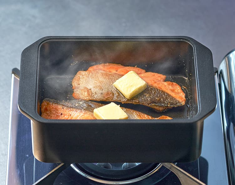 楽天市場】【IH対応・直火OK】グリルパン フタ付き 深型 魚 焼き