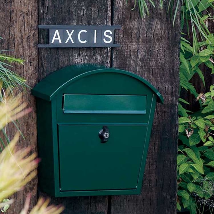 楽天市場】ポスト アーチポスト A4サイズ対応 鍵付き タテ開き 郵便