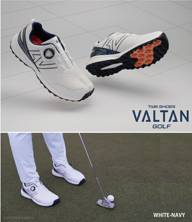 楽天市場】足袋 型 ゴルフシューズ メンズ スパイクレス ダイヤル式