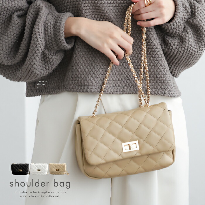 楽天市場】キルティングミニショルダ−バッグ レディース キルティング
