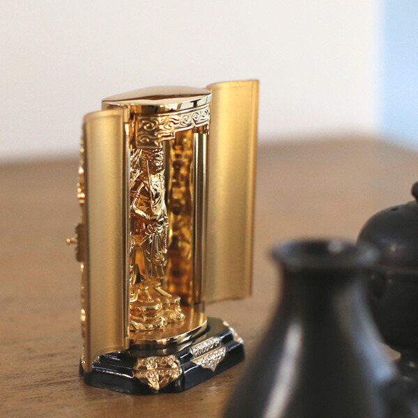 楽天市場】仏像 不動明王 厨子 9.7cm : がらんどう