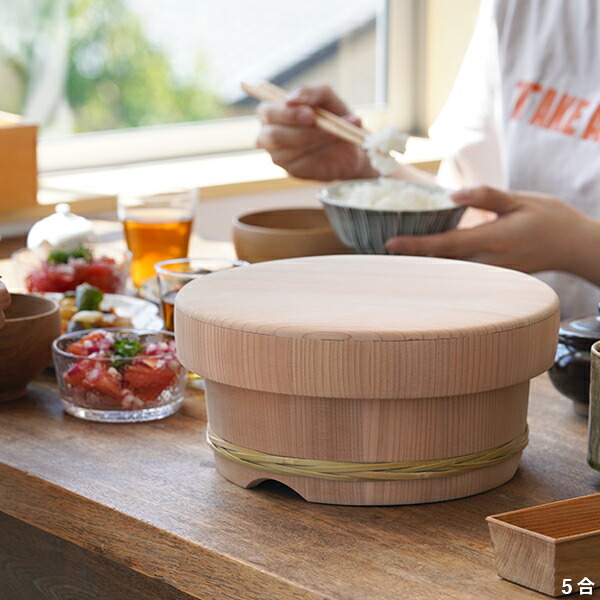 楽天市場】日樽 浅型おひつ 2合/3合/5合 お櫃 国産 日本製 秋田杉桶樽