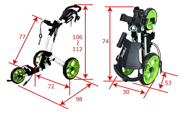 楽天市場】【選べるカラー2色】ロビック（rovic） RV2L プッシュカート