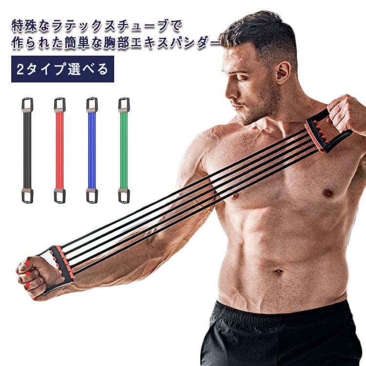 楽天市場】2タイプ選べる チューブ 強化 筋トレーニング 筋トレ 背筋