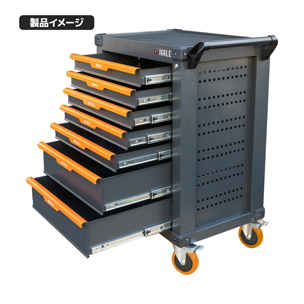 楽天市場】【お買い物マラソン 全品P10倍】ツールカート 7段