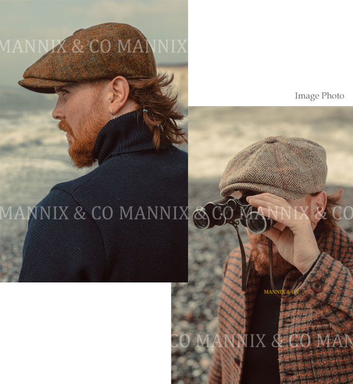 楽天市場】ハリスツイード キャスケット 【 8パネルのキャスケット