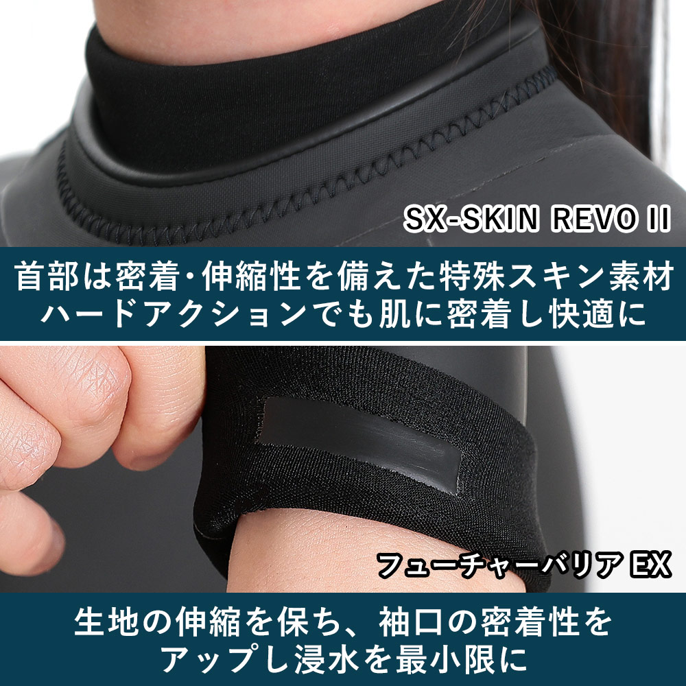 楽天市場】[P10倍]FELLOW セミドライ 5×3mm ウェットスーツ バック