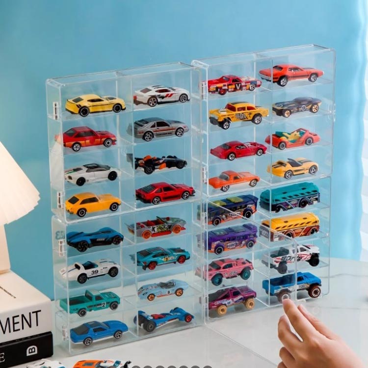 楽天市場】コレクションケース ミニカーディスプレイ 収納棚 収納