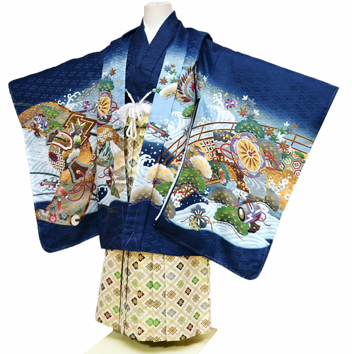 楽天市場】七五三 753 着物 男の子 袴 セット 5歳羽織袴 フルセット 鷹