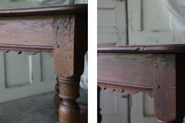 楽天市場】フランスアンティーク ドロワー付きデスク 机 E76 : リカム