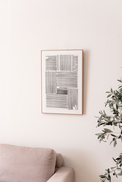 楽天市場】アートパネル ストライプ 60×40 縦60 横40 約A2サイズ