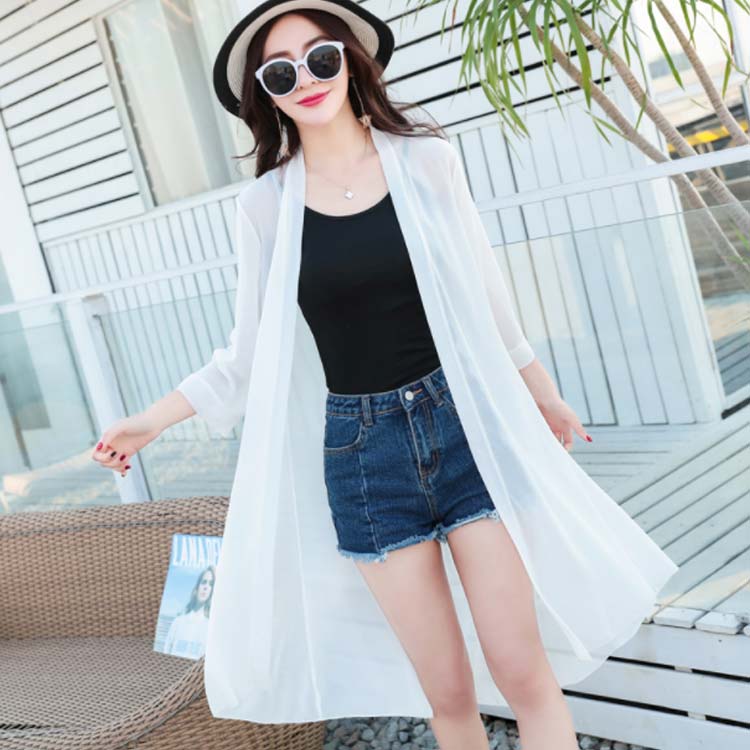 楽天市場】全16柄選べる！総柄ロングカーディガン サマーカーディガン