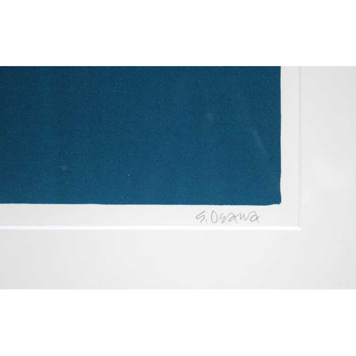 楽天市場】絵画 大沢昌助 リトグラフ 版画 『青からのはじまり』 抽象