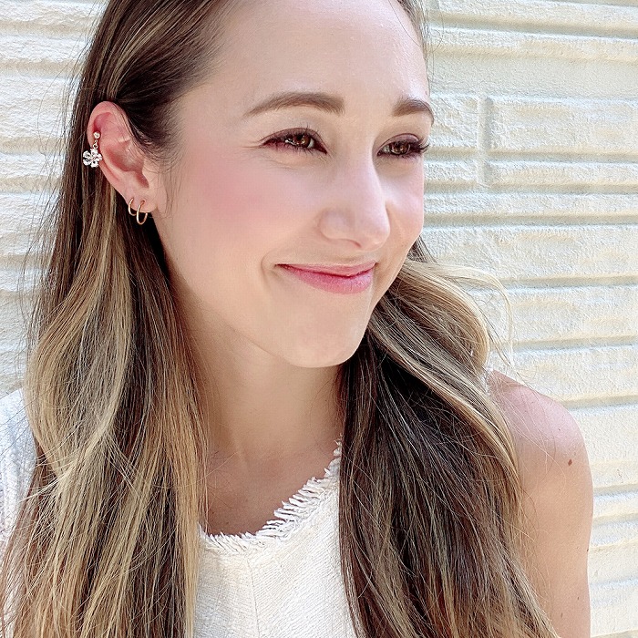 楽天市場】ボディピアス 軟骨ピアス ［16G 14G ］華やかで大人かわいい