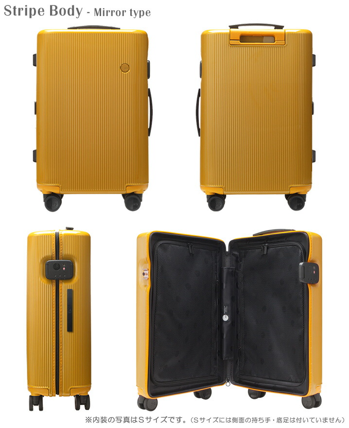 楽天市場】超軽量 スーツケース L サイズ 高級PC100％ボディ 大型 高