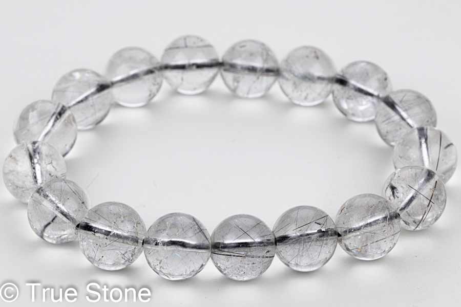 楽天市場】ブラック ルチルクォーツ 11.4mm-11.9mm パワーストーン