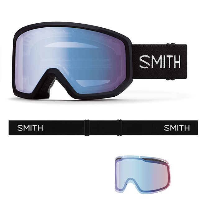 楽天市場】SMITH スミス ゴーグル TRANSFER BLACK 調光ブルーセンサー