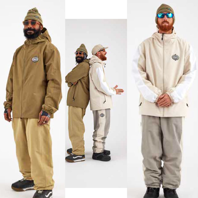 AIRBLASTER メンズ スノボウェア 上下セット Mサイズ クリーニング済