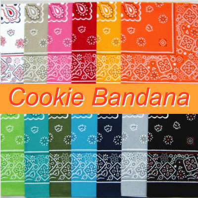 楽天市場】【クッキー柄バンダナ】 単品 クッキー 柄 模様 お菓子 53cm