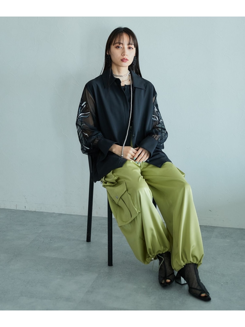 楽天市場】サテンダブルポケットカーゴパンツ HARE ハレ パンツ その他