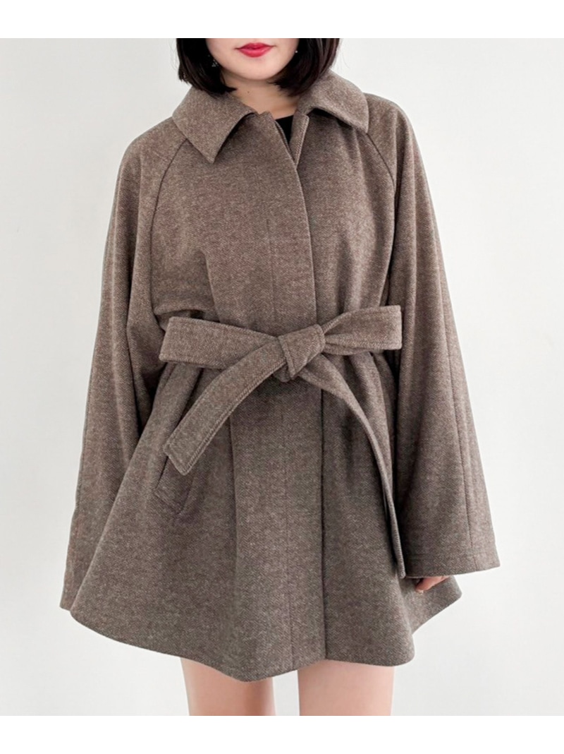 楽天市場】【SALE／40%OFF】マルチWAYケープミドルコート Heather