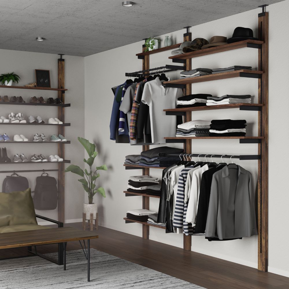 楽天市場】【公式】LABRICO ラブリコ 伸縮ハンガーバー アイアン 500