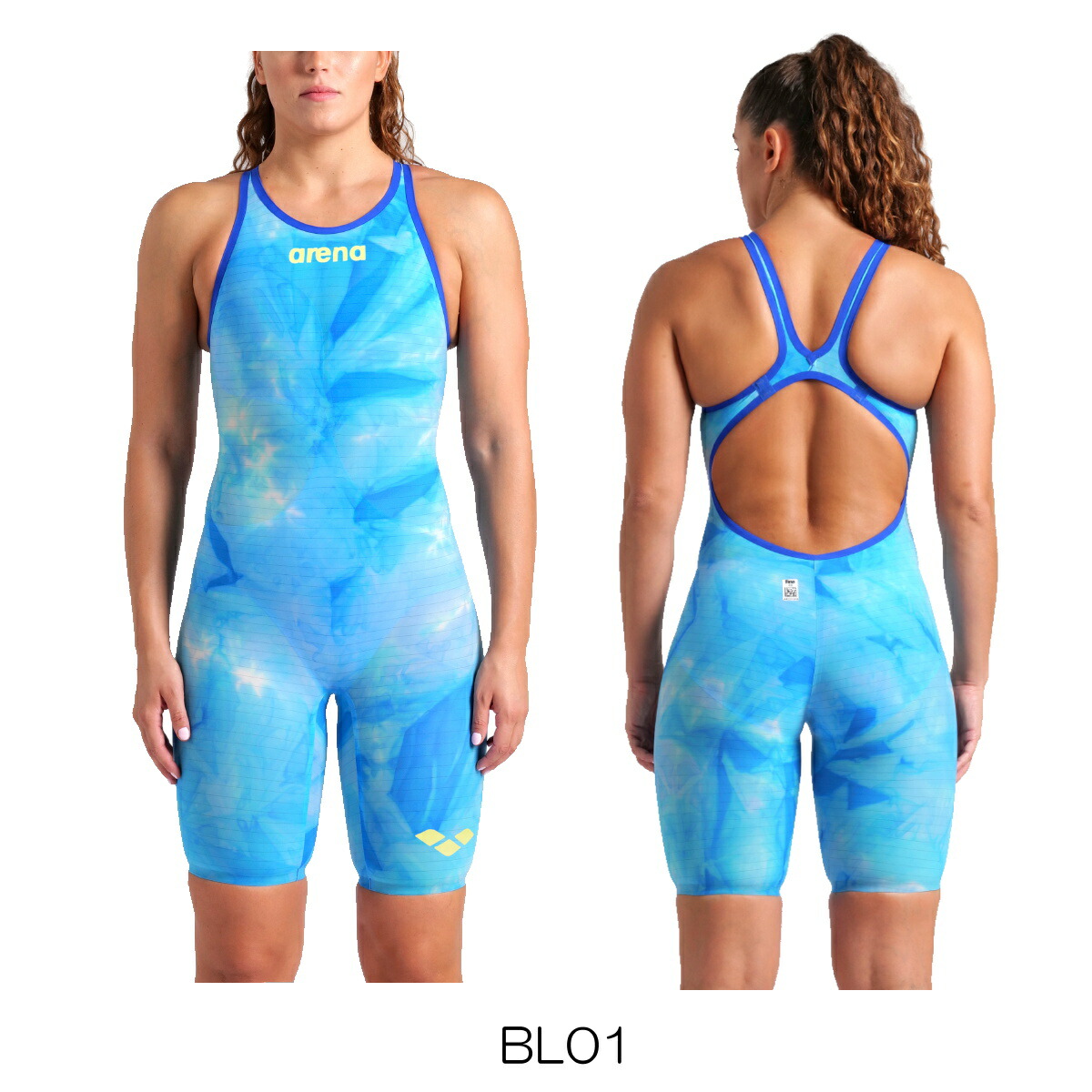 arena パワースキン 競泳水着 Sサイズ 青 arena パワースキン 競泳水着