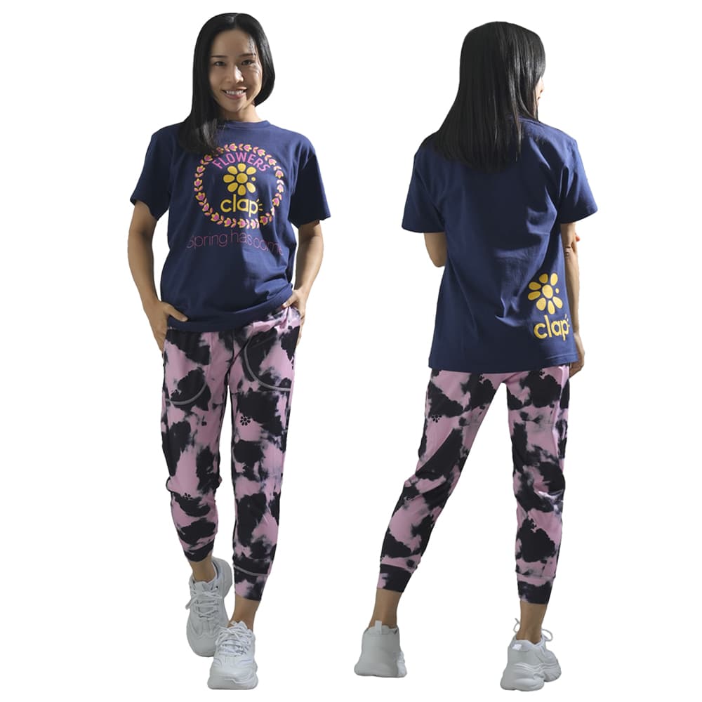 CLAP フィットネス・ゼブラ柄の上下セット クラップ上下セット CLAP