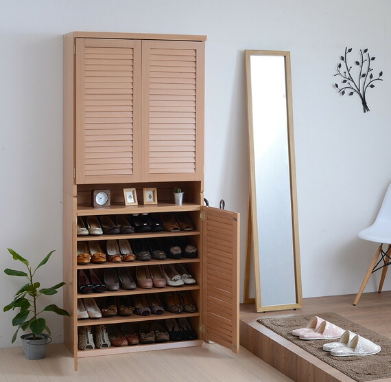 楽天市場】最大40足収納大容量シューズボックス下駄箱セパレート2連結