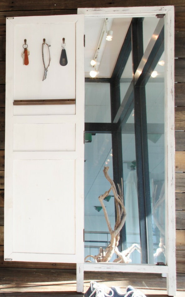 楽天市場】アンティーク調 スタンドミラー 扉付き カバー付き 全身鏡